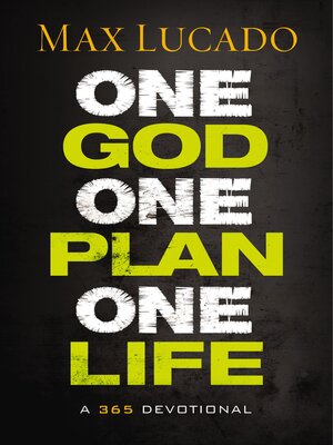 cover image of One God, One Plan, One Life